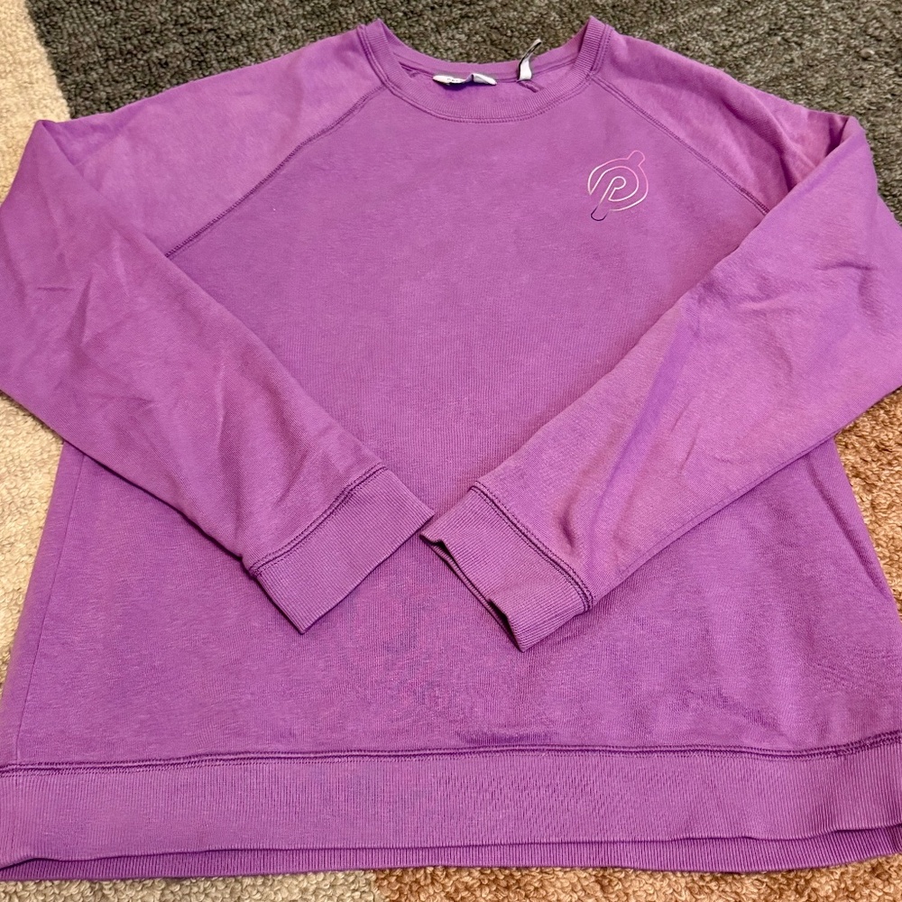 Peloton Purple Sweatshirt Size Small